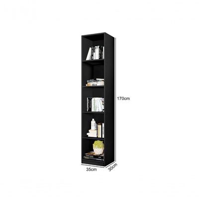 Livreiro/sapateira Com 05 Divisões Preto