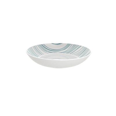 Prato Fundo Clarice em Porcelana Decorada 21 cm Tramontina