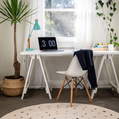 Cadeira Para Mesa De Jantar Base Madeira Wood Branca