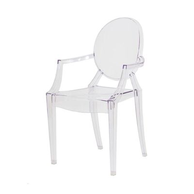 Kit 2 Cadeiras Louis Ghost Transparente Policarbonato Sala Cozinha Jantar