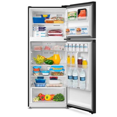 Geladeira Midea 411 Litros MD-RT580MTA28 Frost Free Black Inox 110