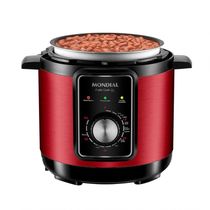 Panela De Pressão Elétrica Mondial Pratic Cook 3l Red 220V
