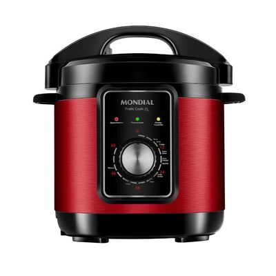Panela De Pressão Elétrica Mondial Pratic Cook 3l Red 220V 220