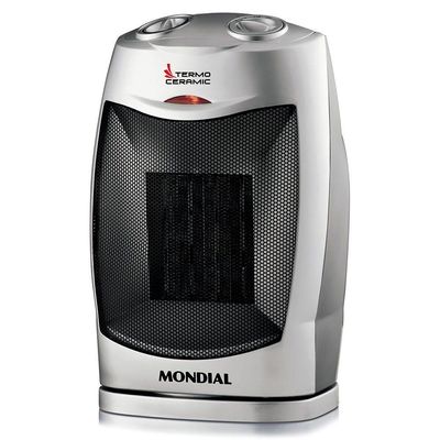 Aquecedor Mondial Termo Ceramica A-05220v Preto/prata 220