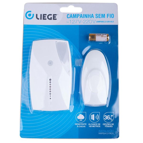 Campainha sem Fio Liege