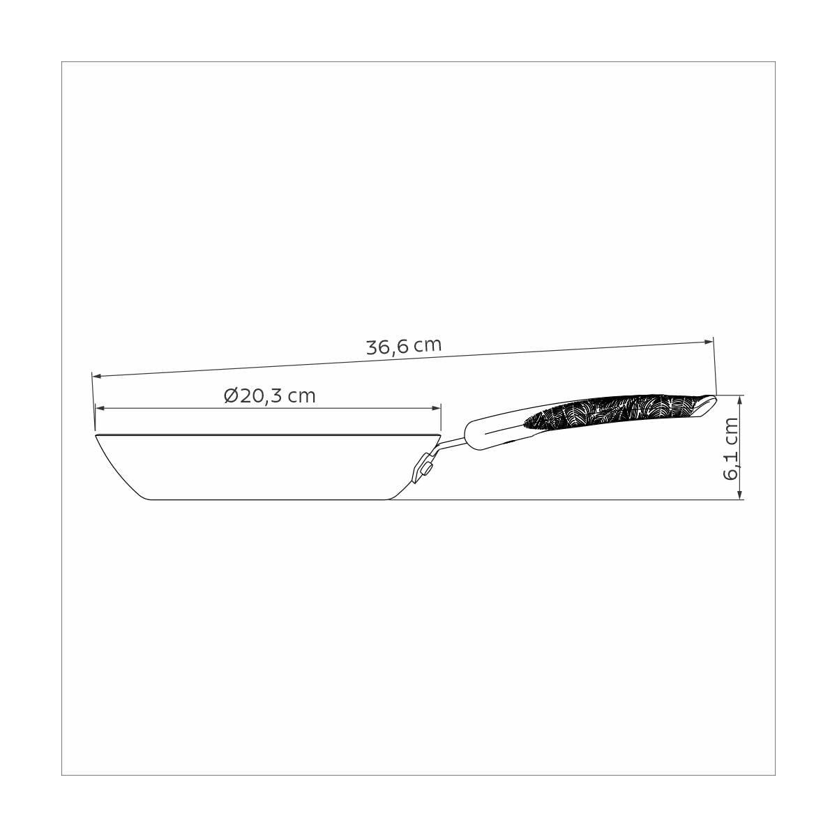 Frigideira Tramontina Lyf em Alumínio 20 cm 0,8 L Antiaderente Starflon Max Verde Natureza