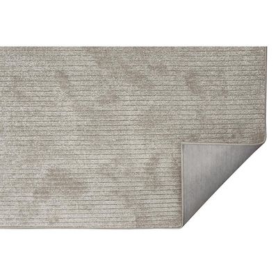 Tapete Para Sala Chevron Prata 1,00x1,50 São Carlos