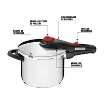Panela de Pressão Tramontina Solar Fundo Triplo 22 cm 4,5 L