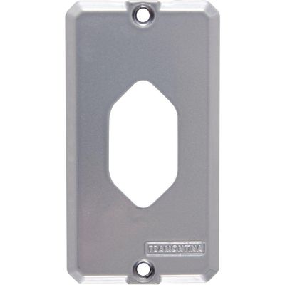 Tampa para condulete 1/2" e 3/4" 1 posto vertical