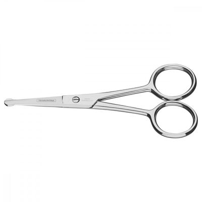 Tesoura de Pelos e Unha para Bebês Tramontina em Aço Inox 4"