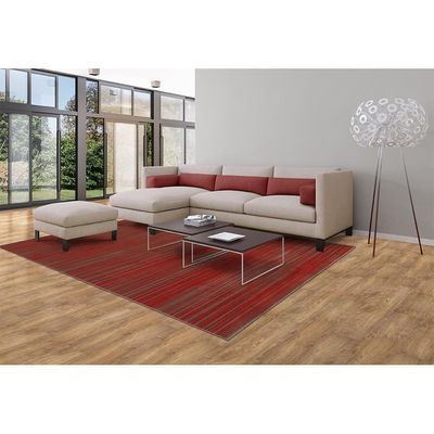 Tapete Para Sala School Risca Vermelho 2,00x2,50 São Carlos