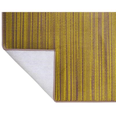 Tapete Para Sala School Risca Amarelo 2,50x3,50 São Carlos