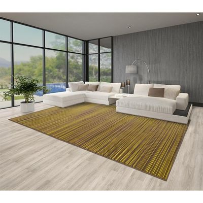 Tapete Para Sala School Risca Amarelo 2,50x3,50 São Carlos
