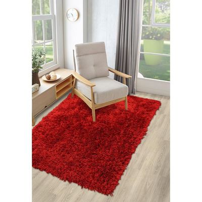 Tapete Para Sala Talisma Vermelho 1,00x1,50 São Carlos