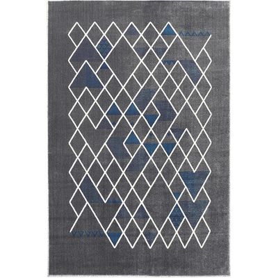 Tapete Para Sala Lyre Anil 1,00x1,50 São Carlos