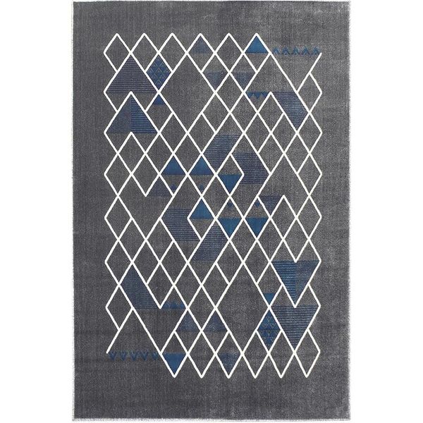 Tapete Para Sala Lyre Anil 1,00x1,50 São Carlos