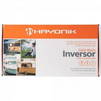 Inversor de ONDA Modificada 5000W 12VDC/127V Hayonik