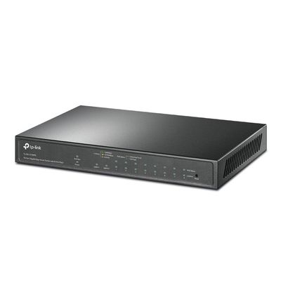 Switch Gigabit EASY SMART 10/100/1000 C/ 10 Portas (sendo 8 Poe) TL-SG1210MPE SMB