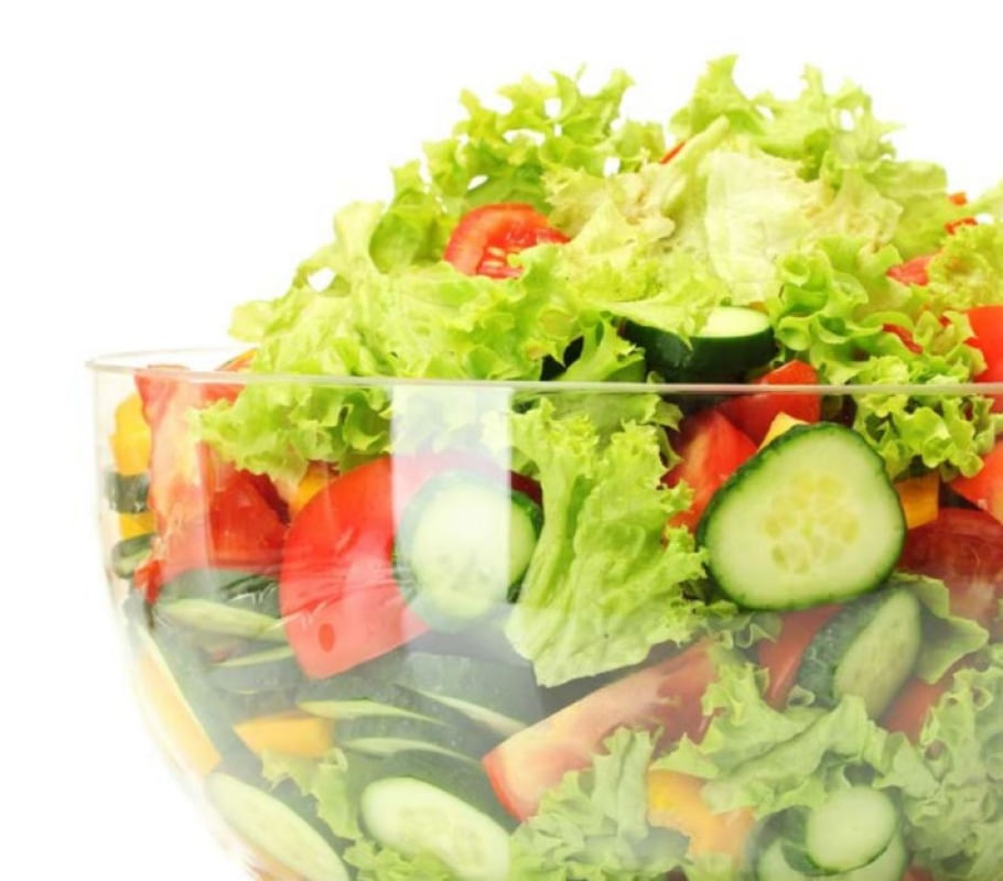 Taça de Saladas e Frutas de Vidro com Pé para Mesa Hotéis Buffet Restaurantes
