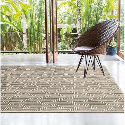 Tapete Para Sala Chevron Prata Design 1,50x2,00 São Carlos