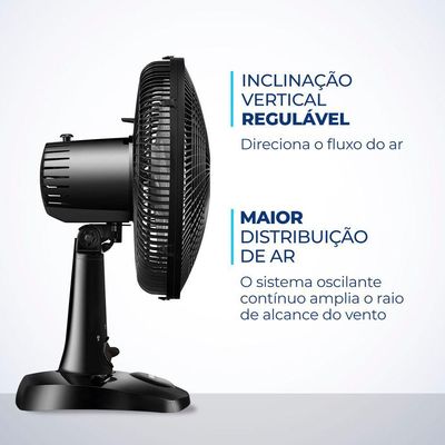 Ventilador De Mesa Mondial 6Pás Vent 30Cm 220V/60Hz Super 220
