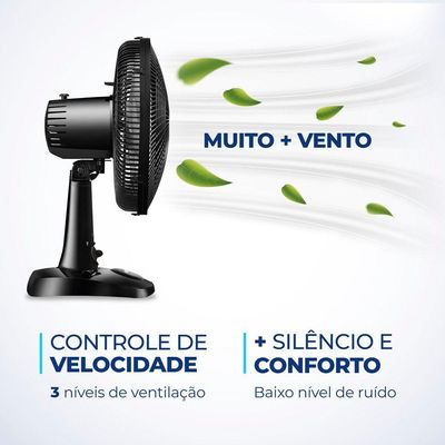 Ventilador De Mesa Mondial 6Pás Vent 30Cm 220V/60Hz Super 220
