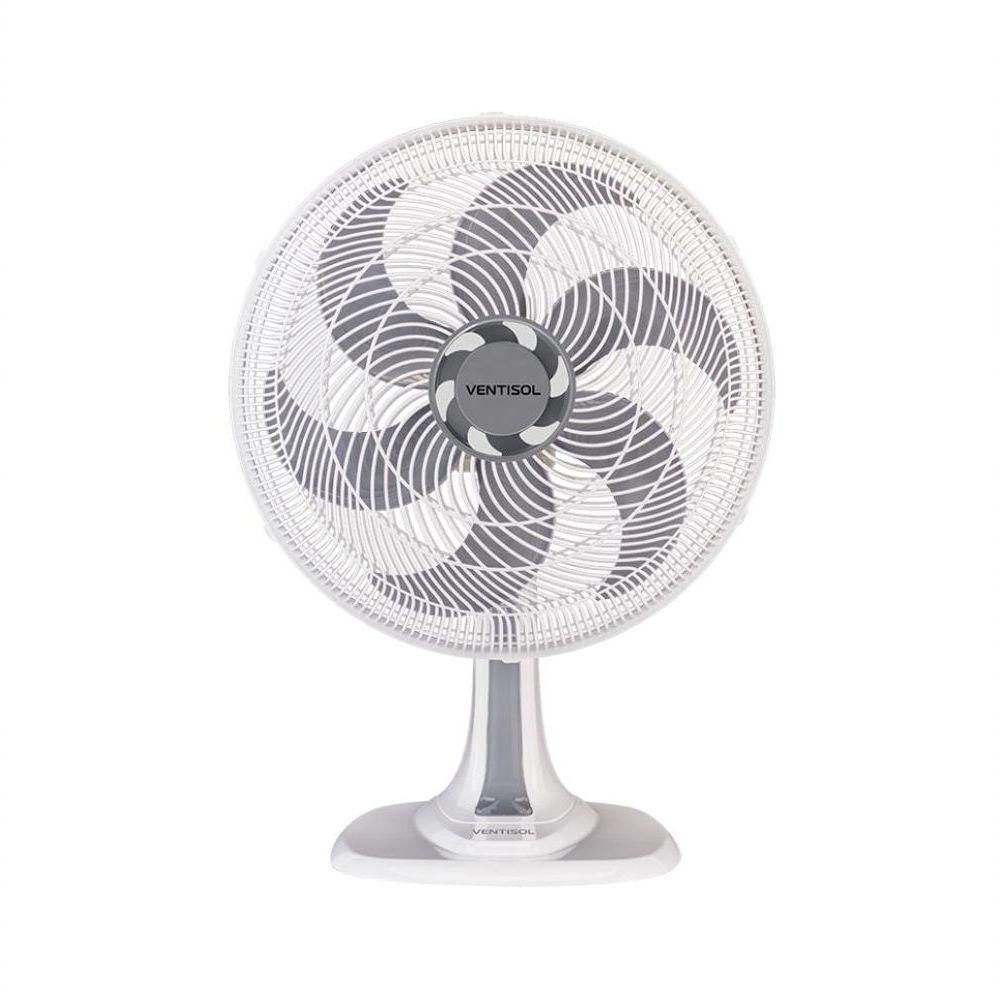 Ventilador De Mesa Turbo 30Cm 6 Pás Oscilante 220V Ventisol
