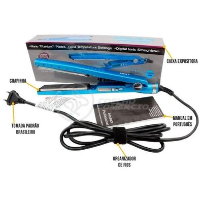 Prancha Chapinha Profissional Titanium Bivolt Nº24 Bivolt