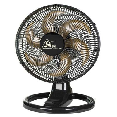 Ventilador De Mesa E Parede Delta Free Preto 40 Cm Grade Plástica - Venti Delta