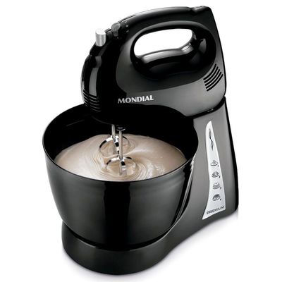 Batedeira Mondial B-04 Np Batedeira-127v-preto/inox 110