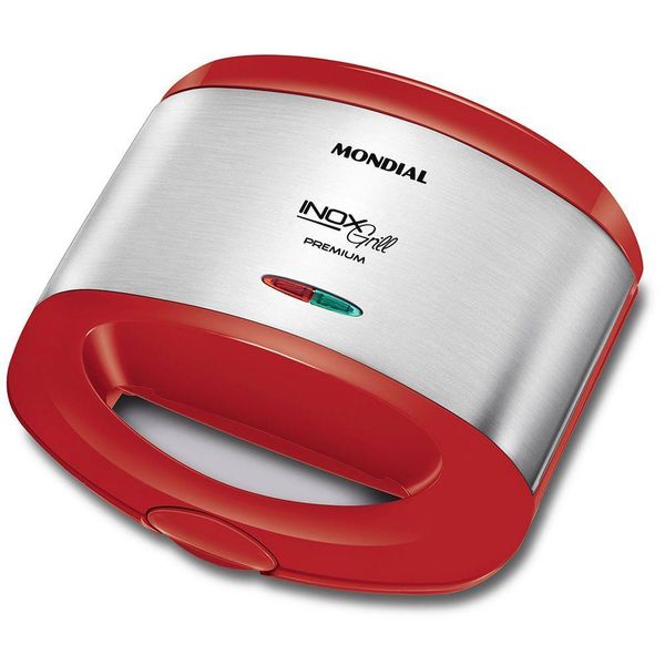 Grill e Sanduicheira Mondial Inox Red S-19 Vermelho/Inox 127V 110