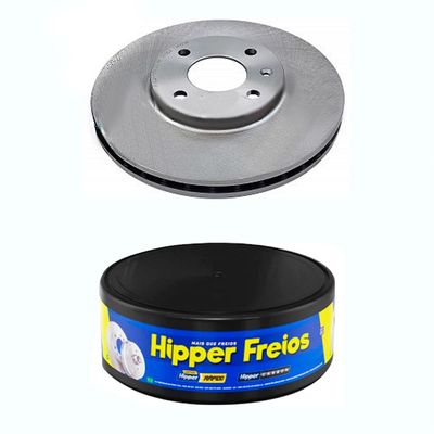 Disco Freio Diant 4 Furos Meriva 2003 a 2012 Hipper HF20A