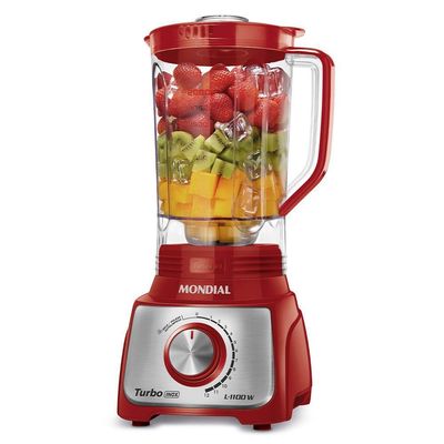 Liquidificador Mondial Turbo Inox 3l L-1100-ri Liquidificador L-1100-ri 127v/60hz . 110