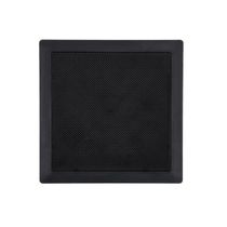 Arandela Fiamon Quadrada 6" Coaxial 50RMS 8R - Preta