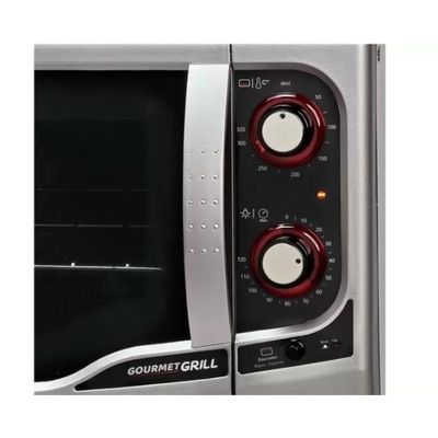 Forno 44L Fischer Eletrico Gourmet GRILL  - 9741-79183  Prata  110 VOLTS