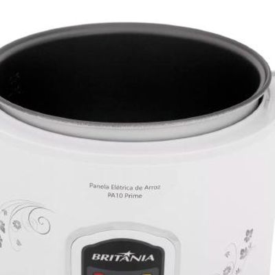 Panela ARROZ Britania Prime 10 Xicaras PA10 - 066402054 Branco 220 VOLTS