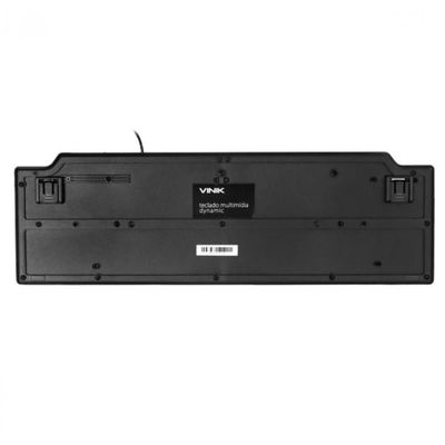 Teclado USB Multimidia Dynamic 12 Teclas Multimidia ABNT2 Cabo 1.8M - DT116