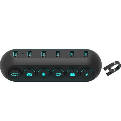 Hub 5 Portas USB 3.0 DECK 5 Preto Streamplify