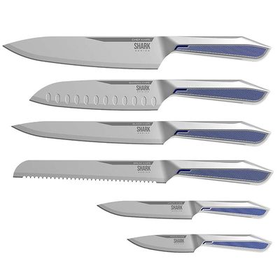 Conjunto de Facas Ichef Polishop - Shark Series - Professional Cut - Inox ND / ND