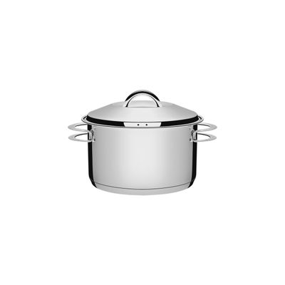 Caçarola Tramontina Solar Funda em Aço Inox Fundo Triplo com Tampa e Alças 16 cm 1,8 L