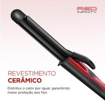 Escova Modeladora de Cachos Red Infinity Mondial EM12 Bivolt