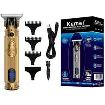 Maquina Corta Cabelo Acabamento Aparador Barbeador Versatil Retrô