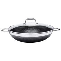 Panela Wok Cookingpro Hive 34 Cm 5 L Em Aço Inox Fundo Triplo