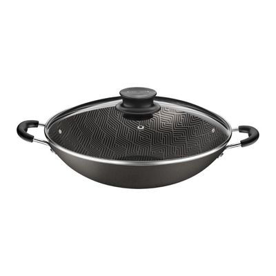 Wok Tramontina Paris Antiaderente Starflon Max Chumbo