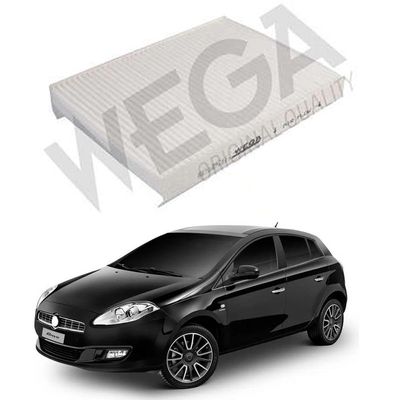 Filtro Ar Condicionado Fiat Bravo 1.4 1.8 2011 a 2016 Wega