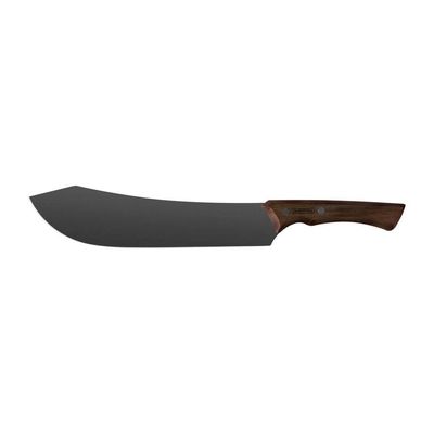 Faca Para Carne Tramontina Black Inox E Cabo De Madeira 10"