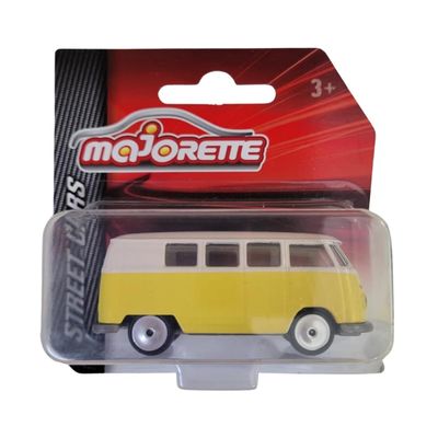 Volkswagen Kombi Vintage Deluxe 1/64 Amarela - Majorette