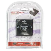 Switch Hdmi Divisor Hub com 3 Portas Hdmi Full HD 1080p