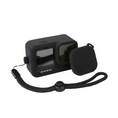 Capa Em Silicone Para Gopro 9 E 10 - Preta