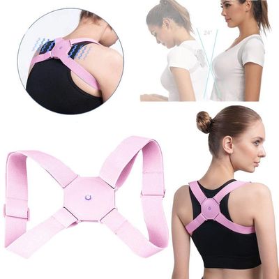 Corretor Postural Sensor Coluna Ajustável Cinta Alinhamento Bivolt